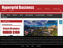 Tablet Screenshot of hypergridbusiness.com